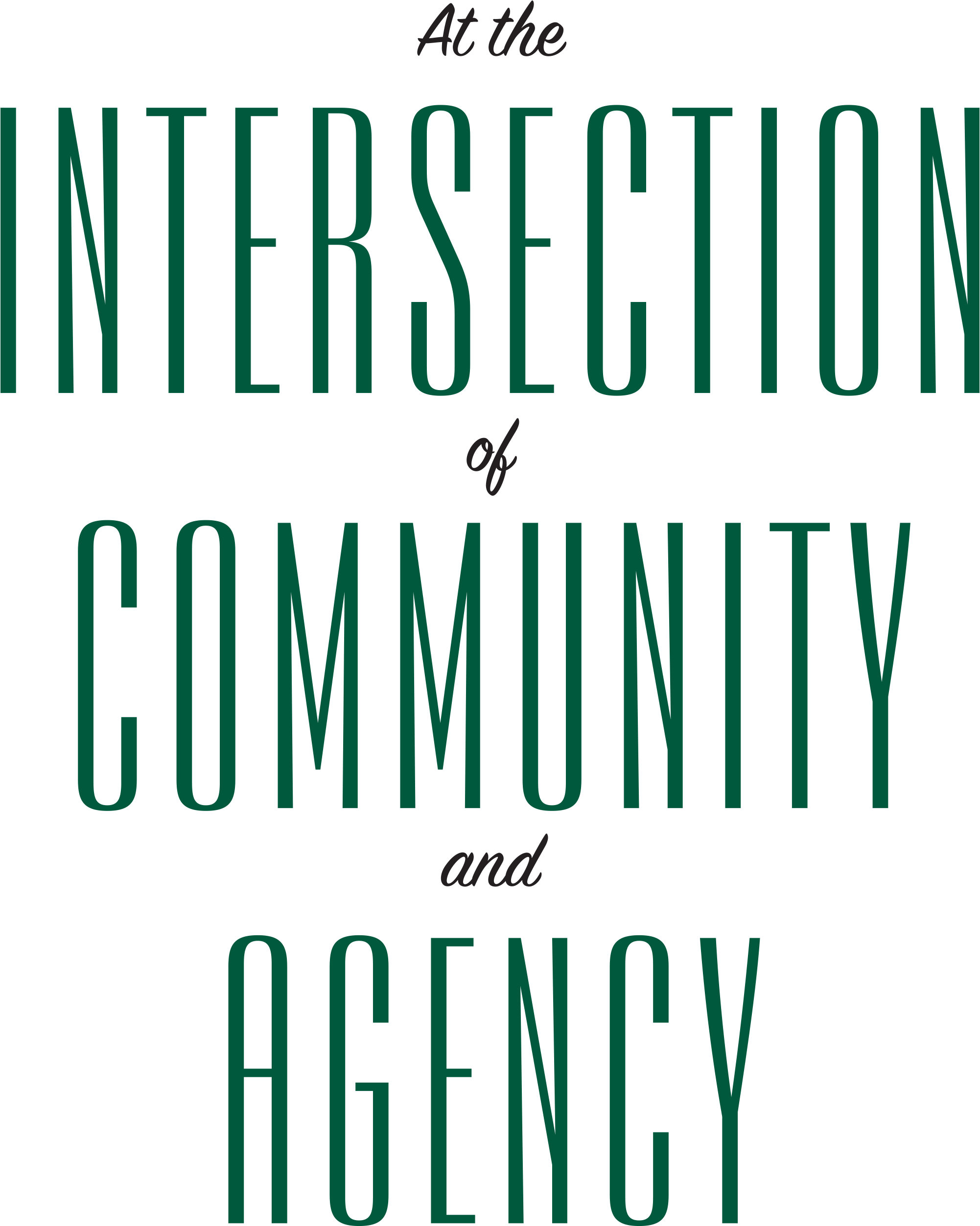 At the Intersection of Community and Agency Title