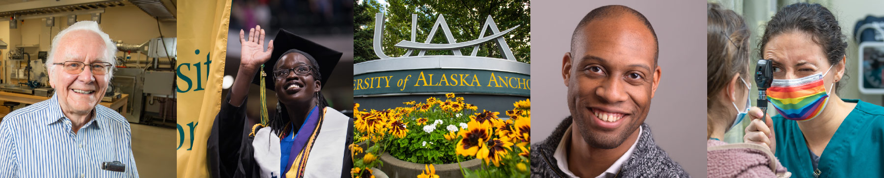 Collage of images from the University of Alaska Anchorage