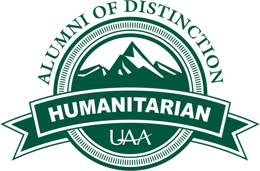 UAA Alumni of Distinction | Humanitarian graphic