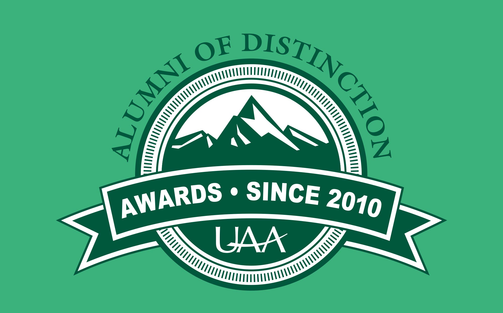 UAA Alumni of Distinction Awards since 2010 graphic