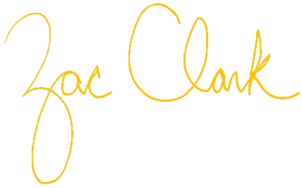 Zac Clark signature