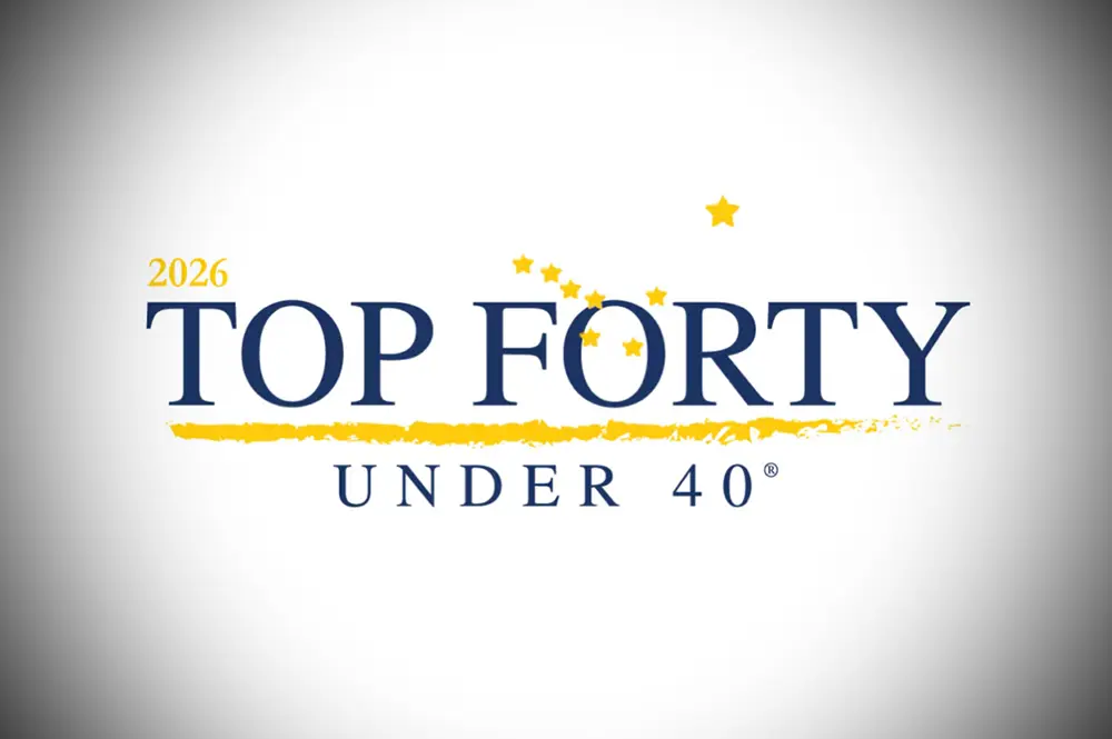 2026 Top Forty Under 40 logo